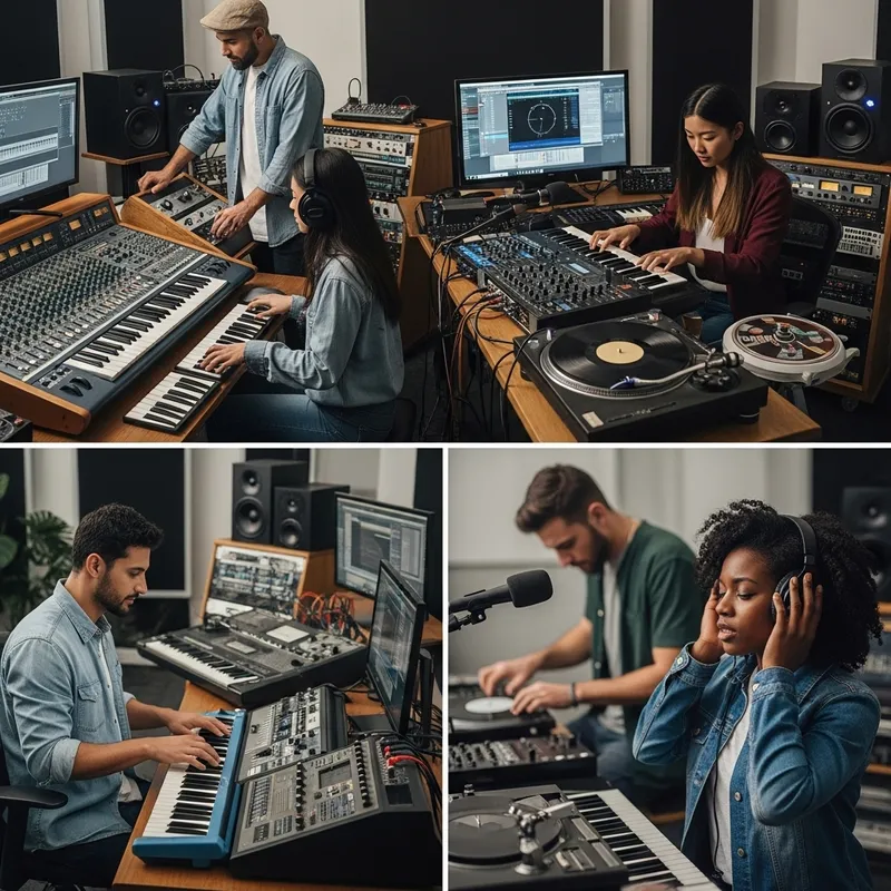 Innovative Music Production Studio: Hard-Hitting Beats Creation