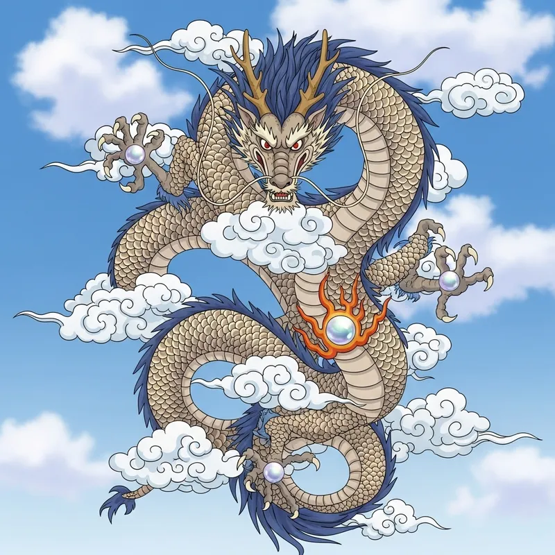 Asian Dragon Anime: Mythical Representation