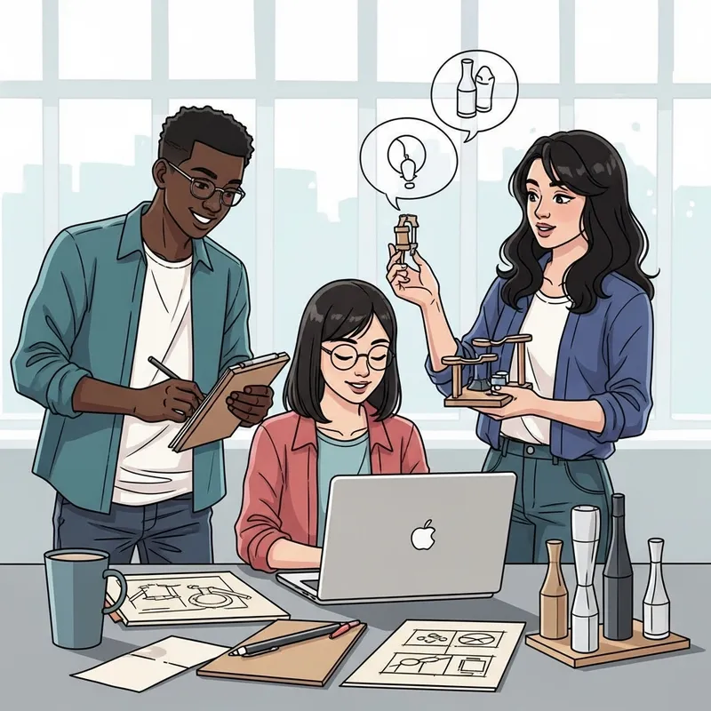 Creative Product Design Team: Two Girls & A Harmonious Boy | Company Name