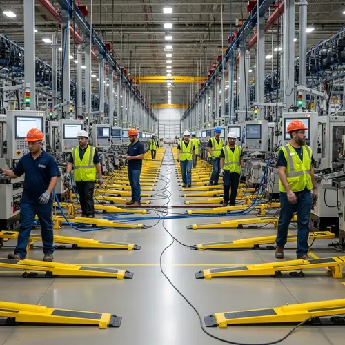 Cable Ramps in Industrial Manufacturing Facilities