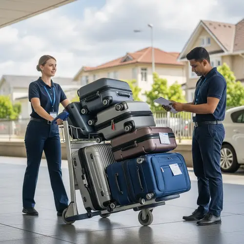 Baggage Delivery Service | Airport to Home | Professional Transport