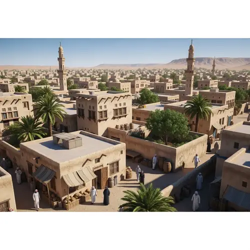 Alzulfi City, Saudi Arabia: Traditional Architecture & Desert Landscape