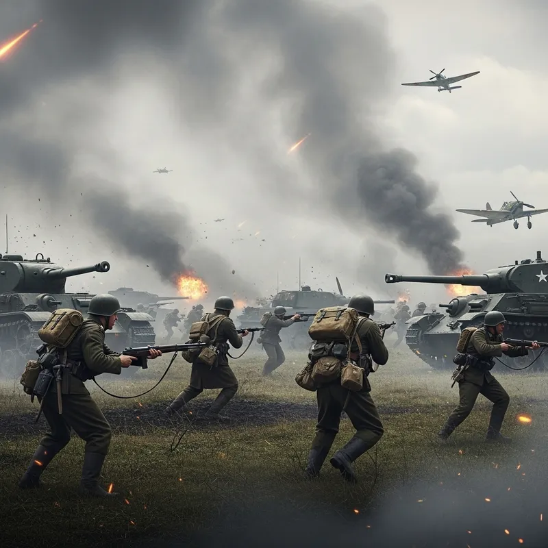 World War 2 Battlefield: A Glimpse into the Past World War 2 Battlefield: A Glimpse into the Past