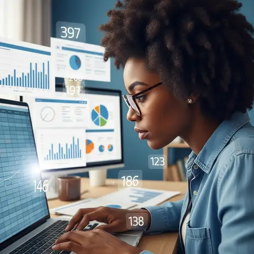 Black Female Data Analyst GIF | Data Analyst at Work