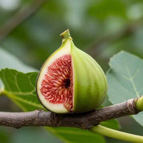 Contrasting Harmony: Fig Depicting Maturity and Immaturity