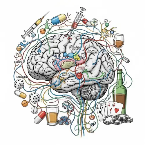 Neurobiology of Addiction: Scientific Illustration Explained