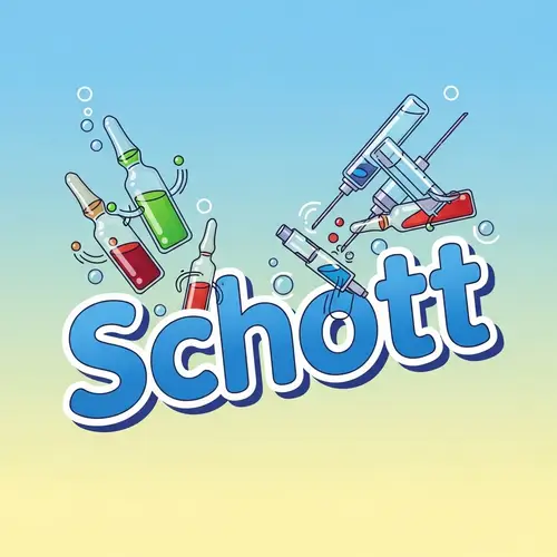 Lively Icon with Schott Word, Vial Ampoules, Cartridges