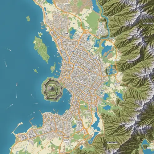 Explore Aerial View of Van, Turkey - Landmarks & Nature