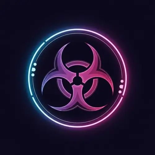 Gamer Biohazard Logo for Gaming Store Merchandise