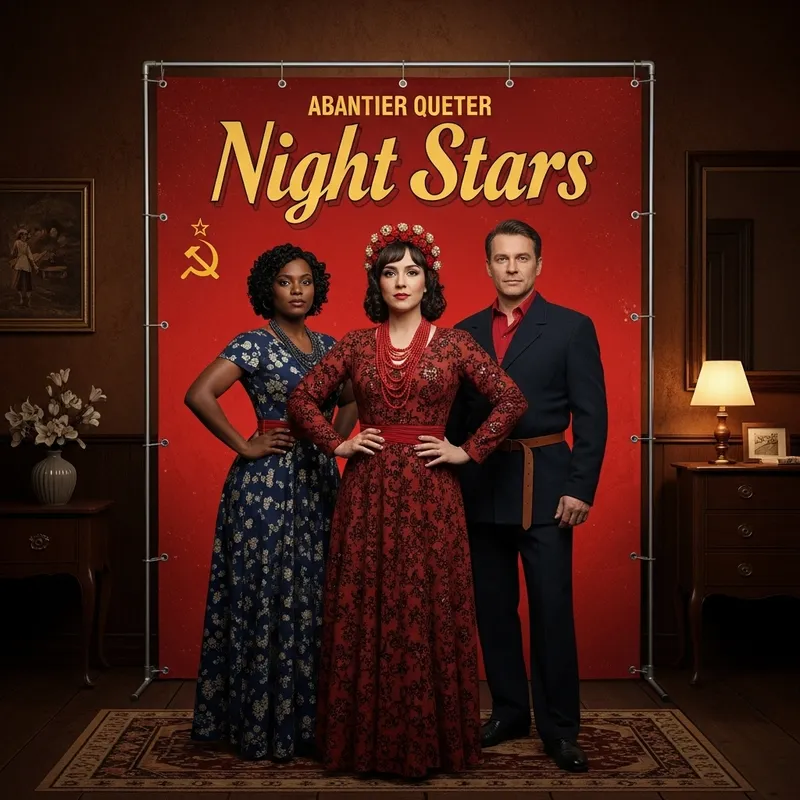 Night Stars Quartet in Soviet-Style Costume Ensemble Night Stars Quartet in Soviet-Style Costume Ensemble