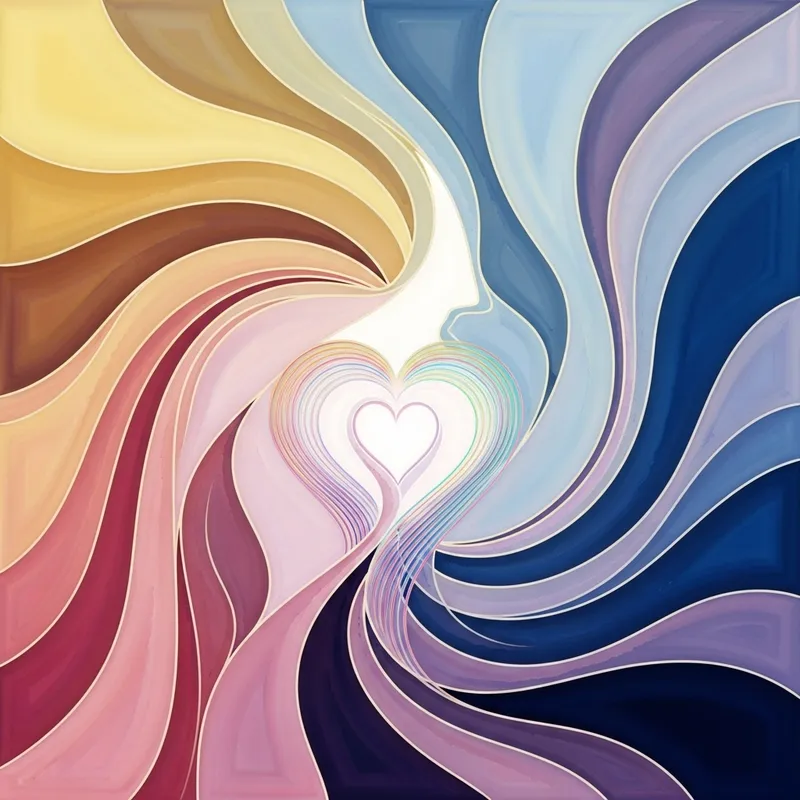 Jesus Abstract Interpretation: Peace, Humanity, Love