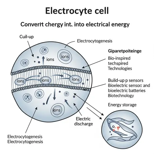 Electrocyte Cell: Conversion of Chemical Energy to Electrical Energy