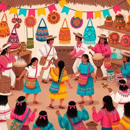 Vibrant Wayuu Cultural Celebration: A Joyous Festival