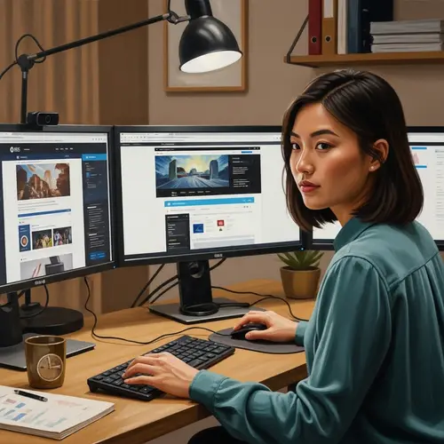 Talented East Asian Web Designer | Inspiring Studio Portrait