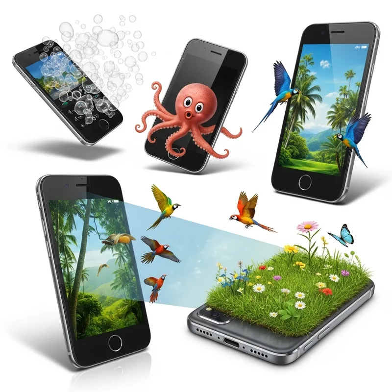 Exaggerated Mobile Phone Side Effects: A Humorous Display Exaggerated Mobile Phone Side Effects: A Humorous Display