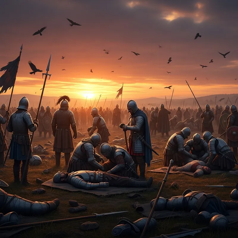 Bloody Battlefield: Aftermath of Conflict