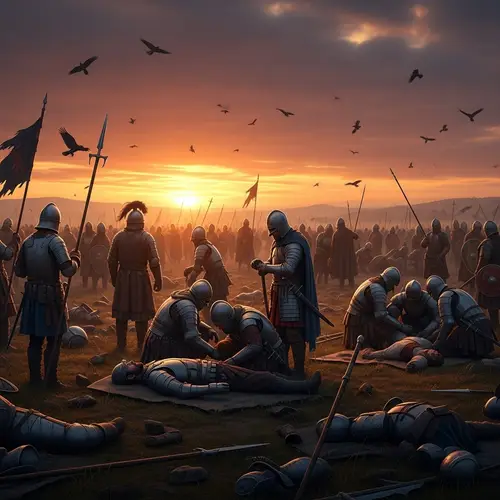 Bloody Battlefield: Aftermath of Conflict