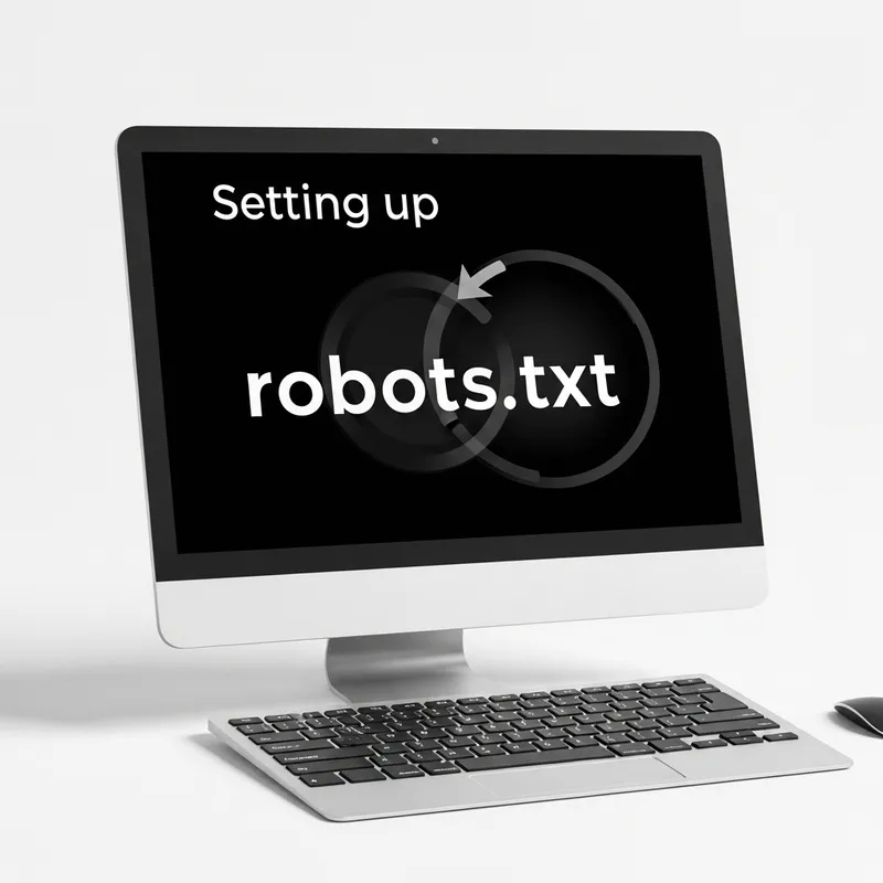 Vintage Black-and-White Robots.txt Setup: Chiaroscuro Digital Art