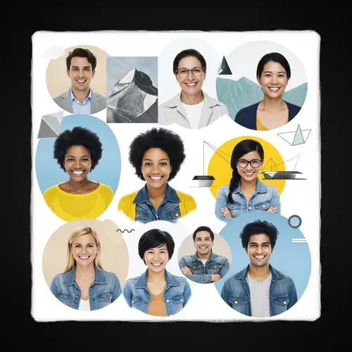 Diverse Teamwork | Abstract Unity Imagery