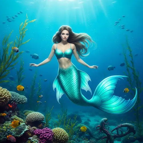 Majestic Mermaid - Capturing the Essence of the Ocean