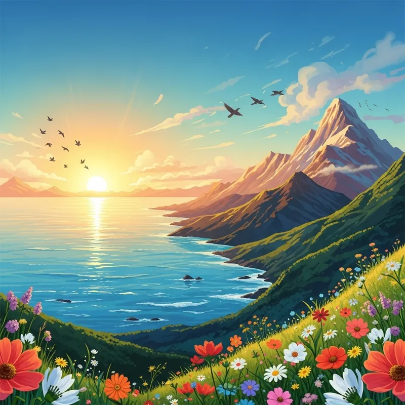 Inspiring Image of Motivation, Potential, and Positivity