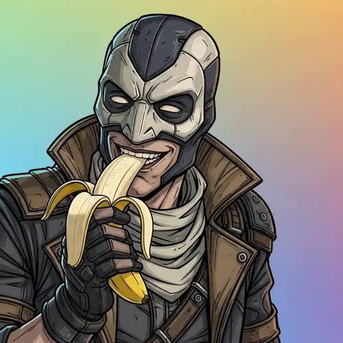 Handsome Jack eating banana illustration | Borderlands fan art