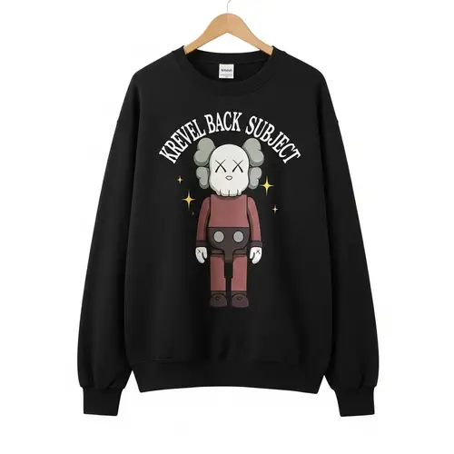 Iconic 90s Fashion: Kaws Bearbrick Sweatshirt with Unique Appeal