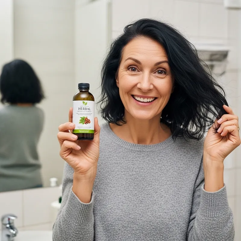 Transform White Hair to Black with Herbal Product: Amazing Results