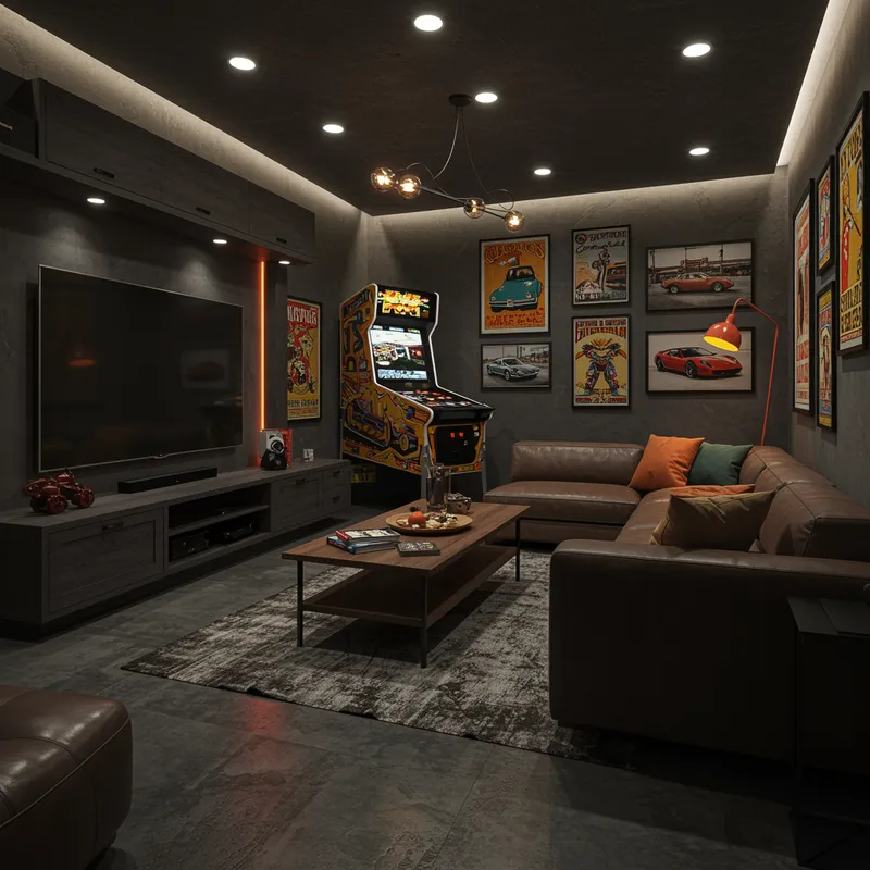 Stylish Man Cave Interior Design Ideas