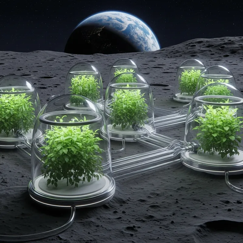 Growing Plants in Lunar Cultivation Capsules