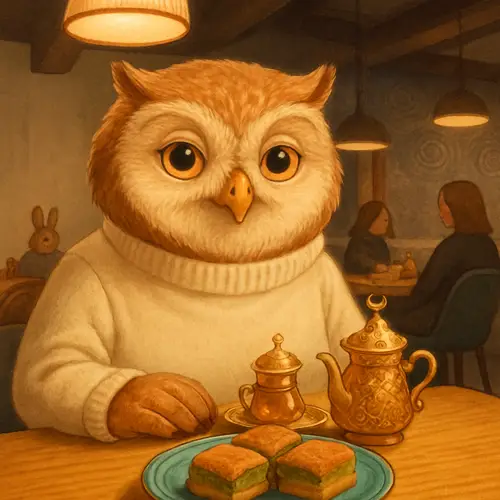 Whimsical Owl Café Art: A Cozy Transformation