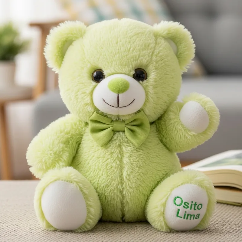 Osito Lima - Charming Lime Green Teddy Bear Osito Lima - Charming Lime Green Teddy Bear