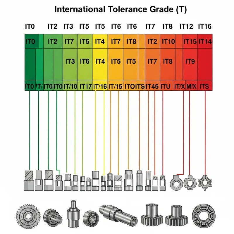 International Tolerance Grade (IT) Visual Guide