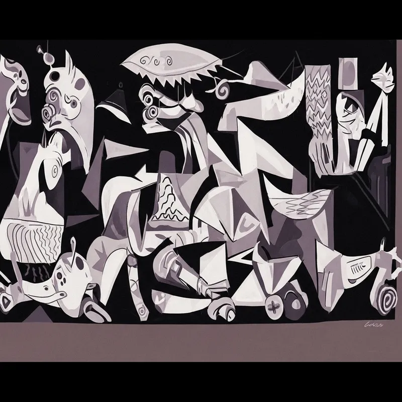 Abstract Music Video Illustrations Inspired by Picasso Abstract Music Video Illustrations Inspired by Picasso