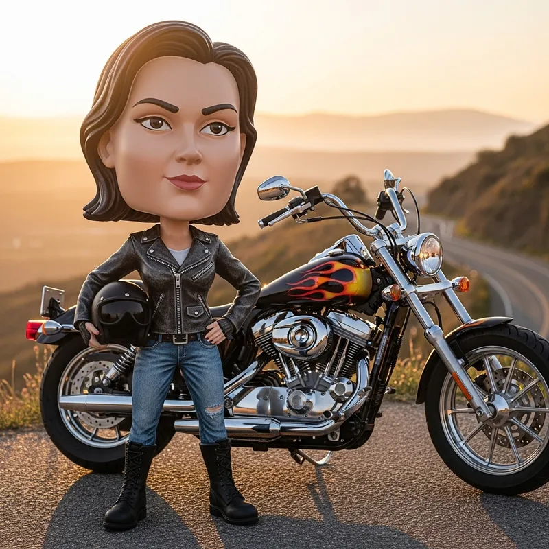 Fun Lady Biker Funko Pop Figure