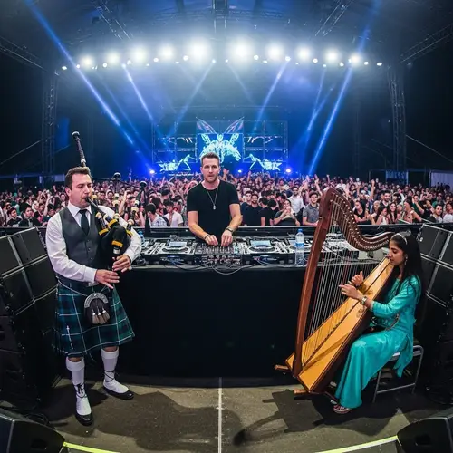 Electrifying EDM Festival with Unique Performers