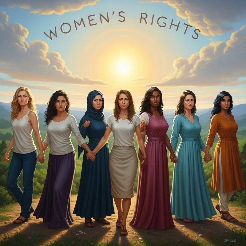 Diverse Women United for Rights | Strength & Unity Art