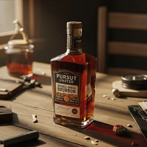 Pursuit United Double Oaked Bourbon | Vintage Aesthetic