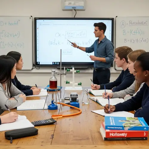 Inside a UK School Science Laboratory