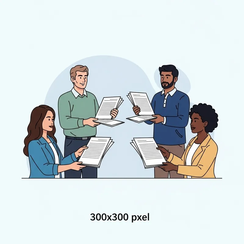 Small Team File Sharing Icon - 300x300 Pixels