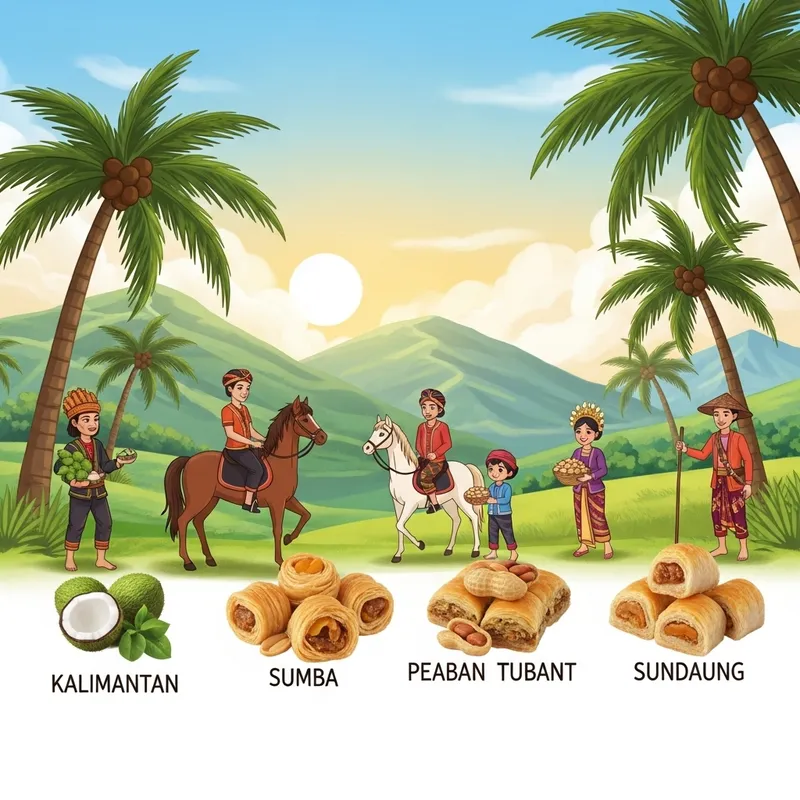 Nusantara's Culinary Harmony: Baklava Gift from Diverse Cultures