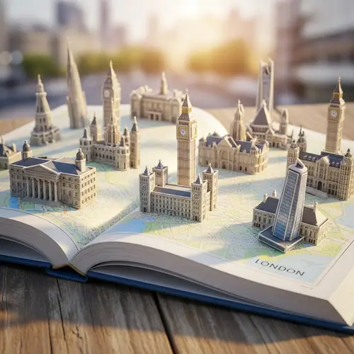 Discover European Travel Gems in London - Illustrated Map