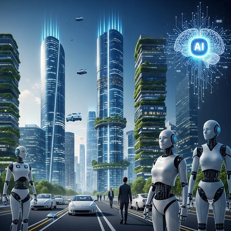 AI in the Futuristic World: Skyscrapers, Autonomous Vehicles & Robots