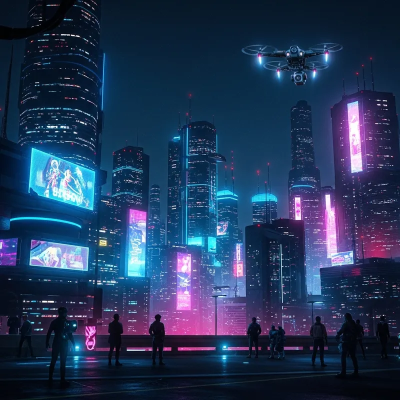 Cyberpunk Cityscape at Night | Neon Lights & Vibrant Colors Cyberpunk Cityscape at Night | Neon Lights & Vibrant Colors