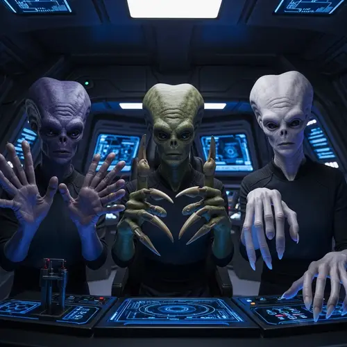 Extraterrestrial Beings Finger Configuration