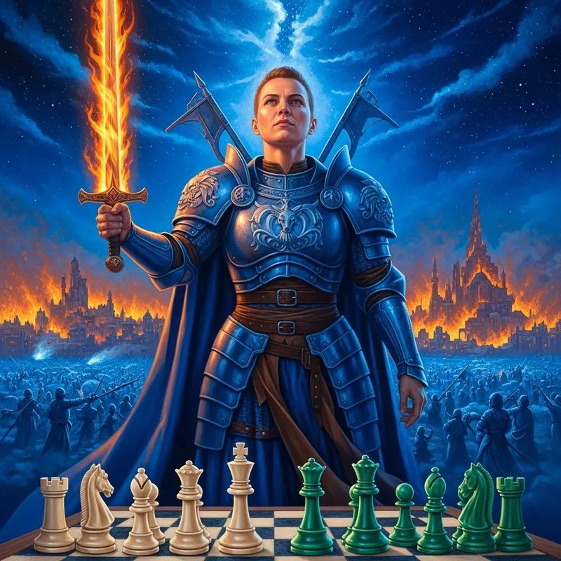 Joan of Arc: Triumph of the Chess Queen in Blue Armor
