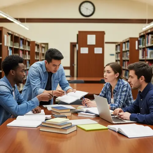 Intense Academic Debate in a Diverse Library Setting