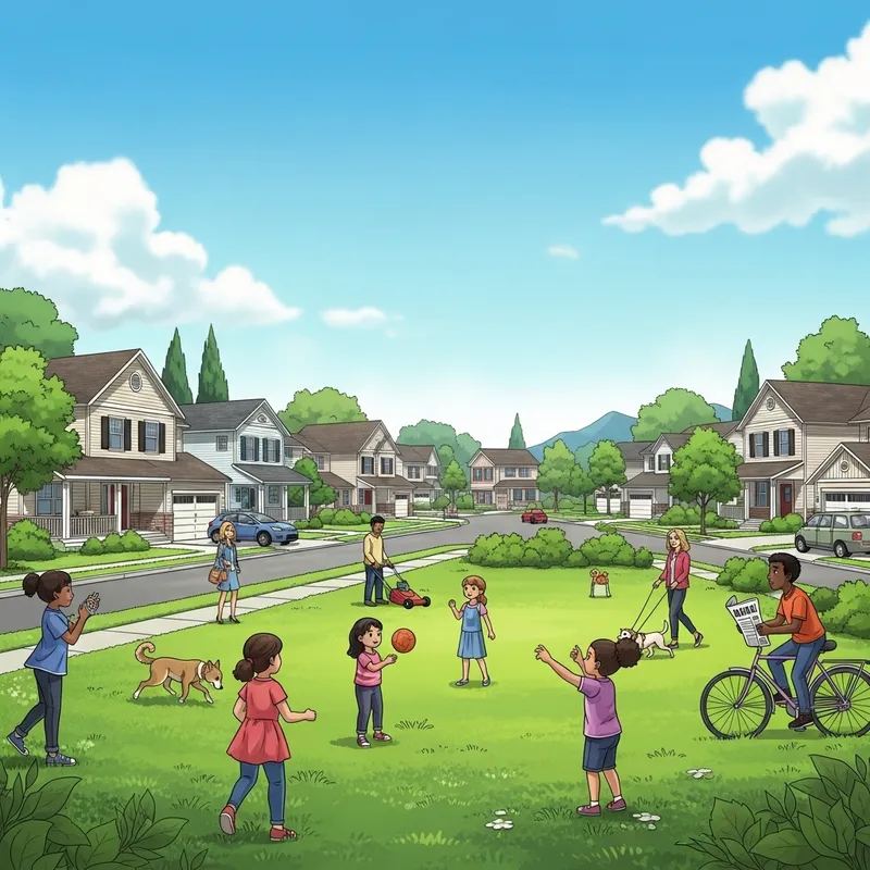 Lively Suburban Neighbourhood | Diversity & Community Spirit
