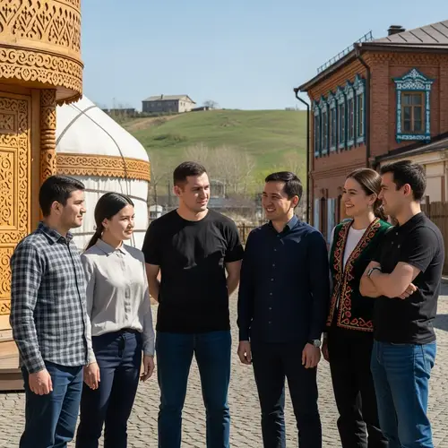 Kazakh and Russian Individuals in Diverse Setting