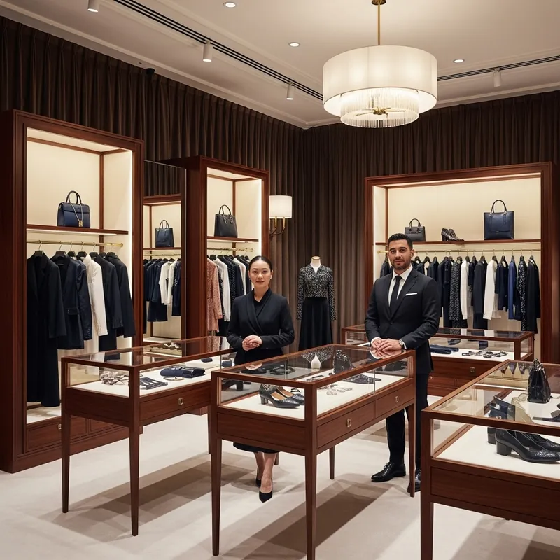 Sophisticated Pop-Up Store Design for Anne Hathaway